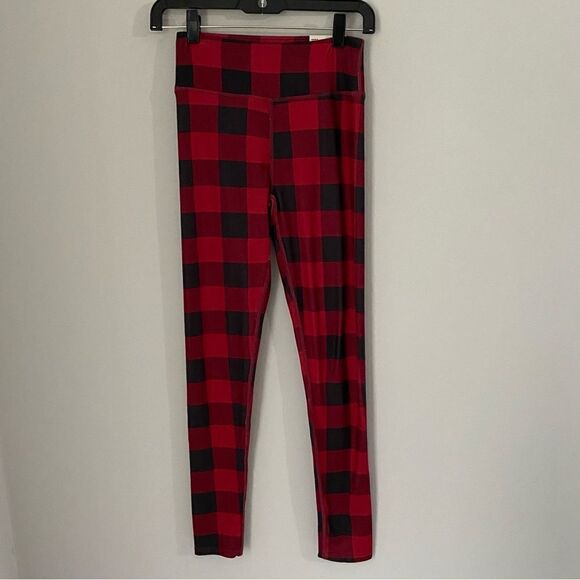 SO Women’s High Rise Lounge Life Leggings Plaid soft leggings size XS - Picture 1 of 4